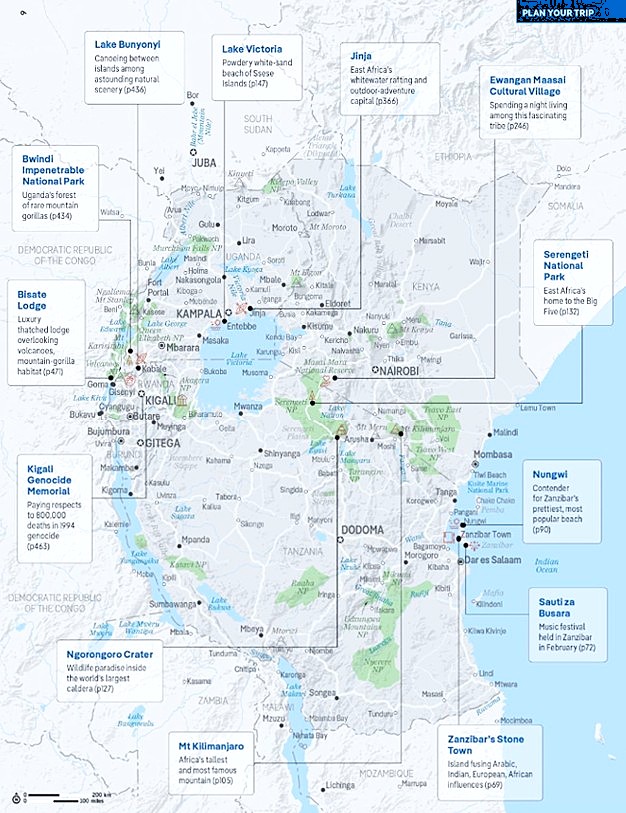 East Africa Map